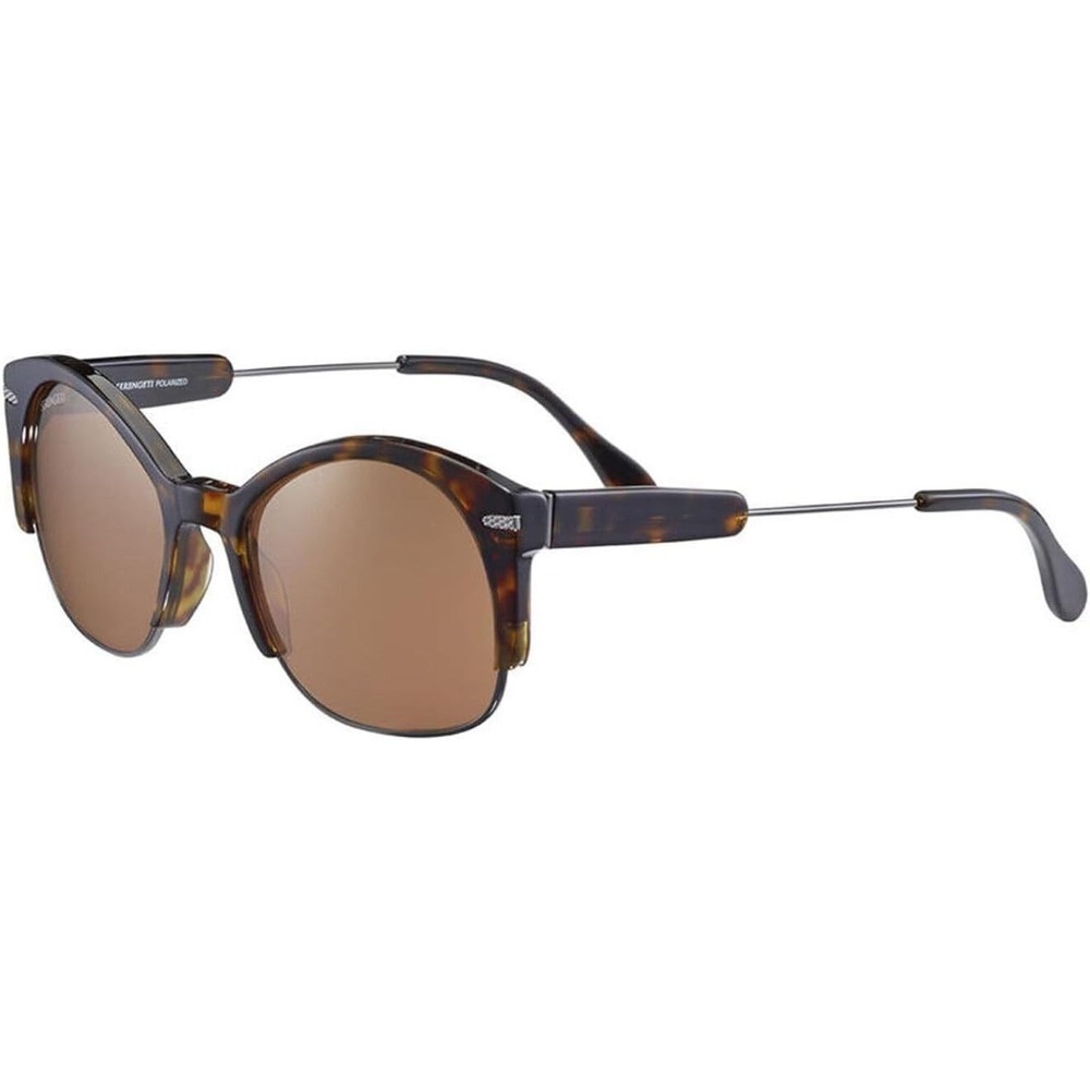 Serengeti Vinita SS529001 Polarized Drivers Gold Sunglasses Gunmetal
